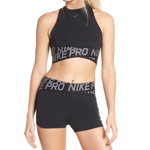 nike pro criss cross top